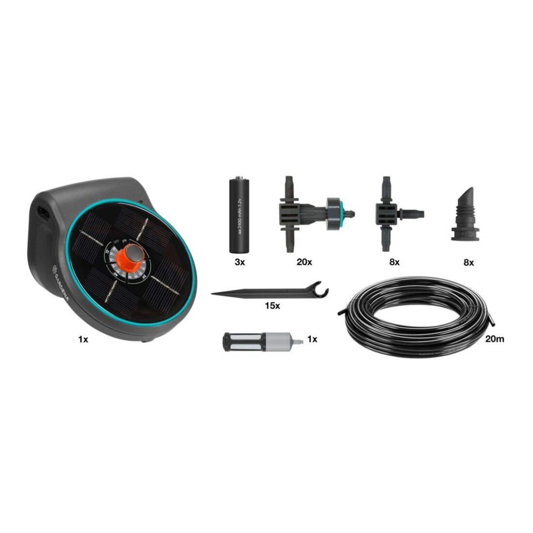 Gardena Set d'arrosage solaire aquaBloom 13300-20