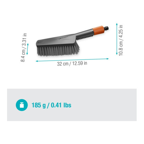 Gardena Set de lavage M soft avec brosse à main 18863-20