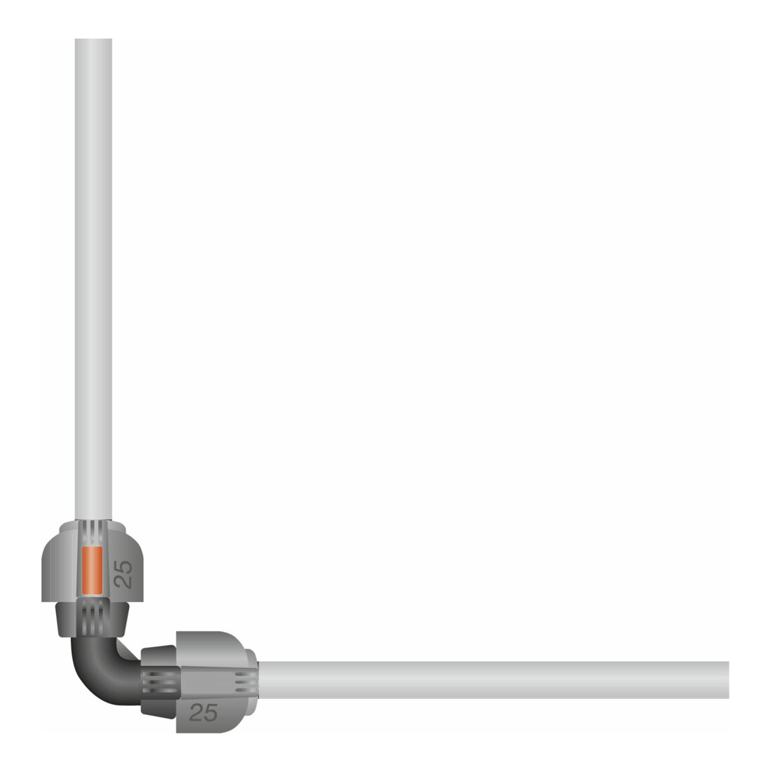 GARDENA Sprinklersystem L-Stück, 25 mm