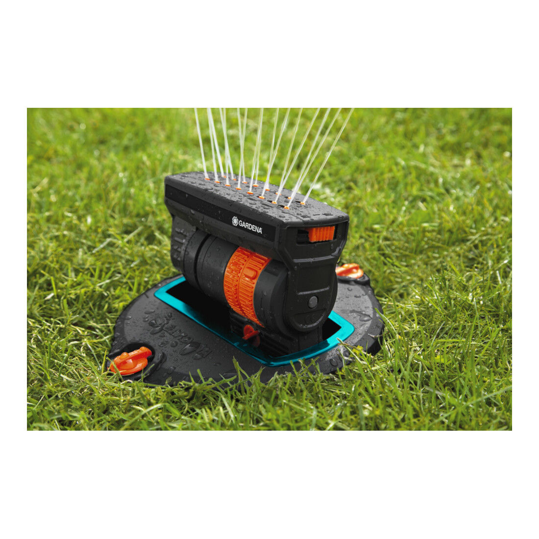 GARDENA Sprinklersystem Versenk-Viereckregner OS 140