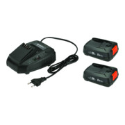 GARDENA Starter-Kit P4A 2 x PBA 18V/45 2,5 Ah + AL 1830 CV-1