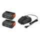 Gardena Starter-Kit P4A 2 x PBA 18V/45 2,5 Ah + AL 1830CV