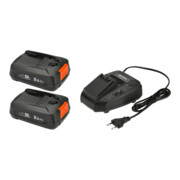 Gardena Starter-Kit P4A 2 x PBA 18V/45 2,5 Ah + AL 1830CV-3
