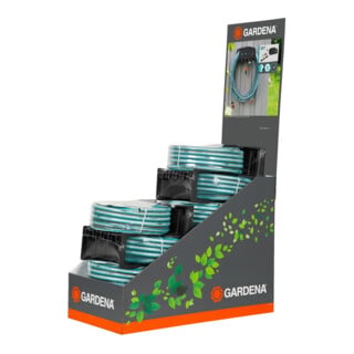 GARDENA Support mural Classic Set avec tuyau 20 m 13 mm