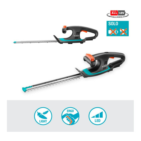 Gardena Taille-haies sans fil EasyCut 40/18V P4A solo