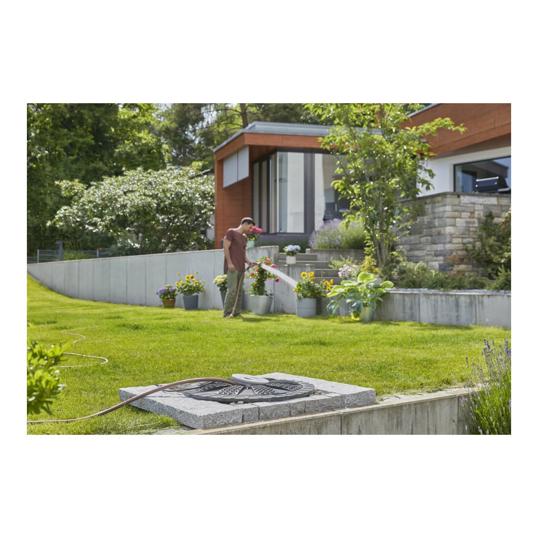 GARDENA Tauch-Druckpumpe 6100/5 inox automatic