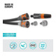 Gardena Textilschlauch Liano™ Life 1/2", 20 m Set
