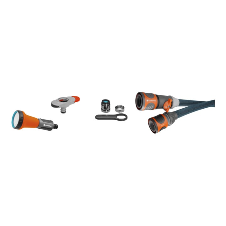 Gardena Textilschlauch Liano™ Xtreme 1/2", 10 m Set + Indoor-Adapter