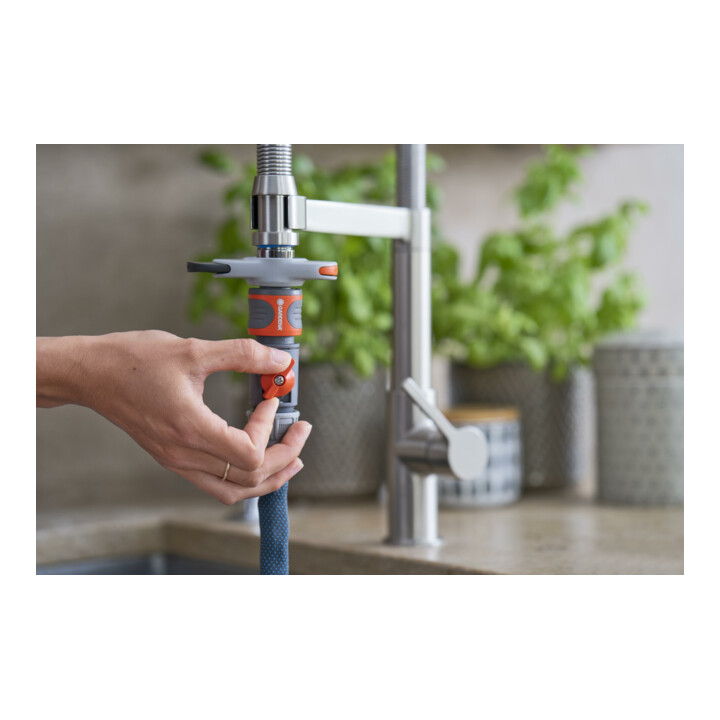 Gardena Textilschlauch Liano™ Xtreme 1/2", 10 m Set + Indoor-Adapter