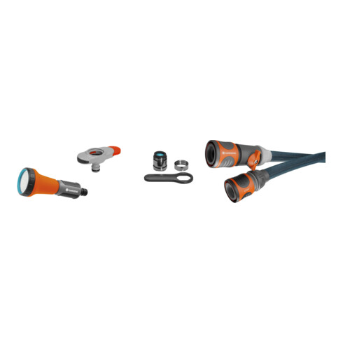 Gardena Textilschlauch Liano™ Xtreme 1/2", 10 m Set + Indoor-Adapter