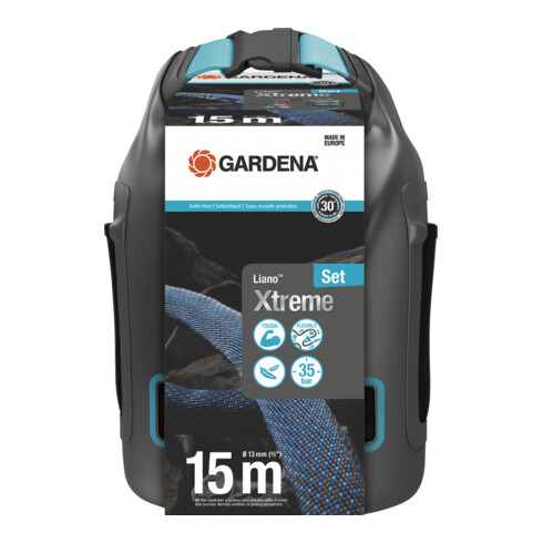 Gardena Textilschlauch Liano™ Xtreme 1/2", 15 m Set + Tasche