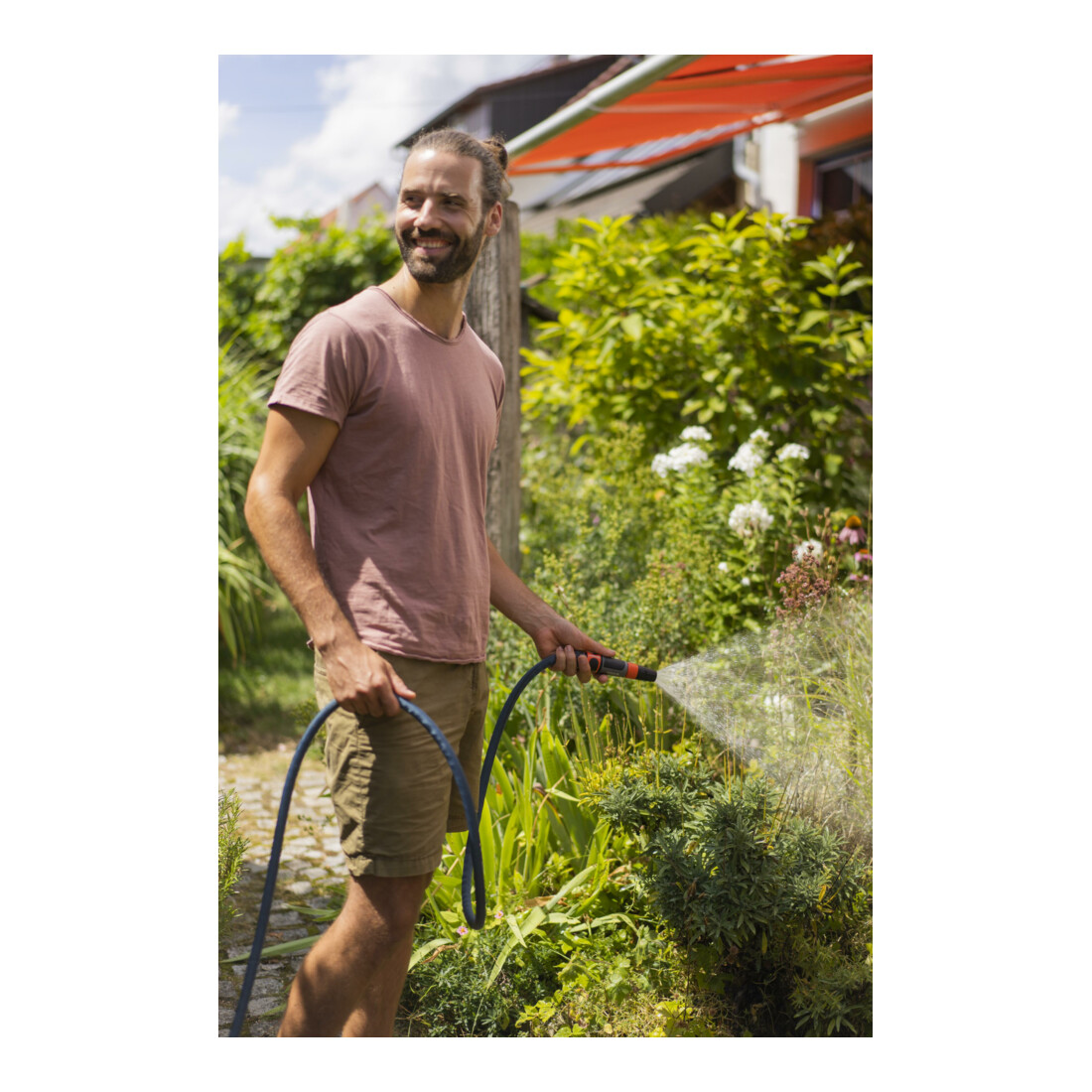 Gardena Textilschlauch Liano™ Xtreme 1/2", 15 m Set + Wandschlauchhalter - Aktion
