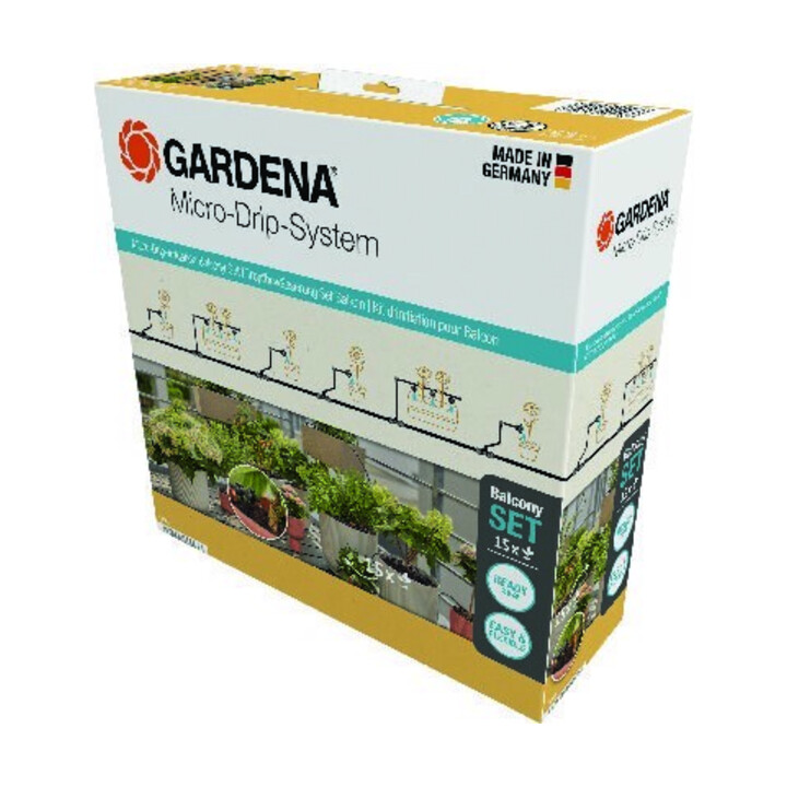 Gardena Tropfbewässerung-Set Balkon (15 Pflanzen)