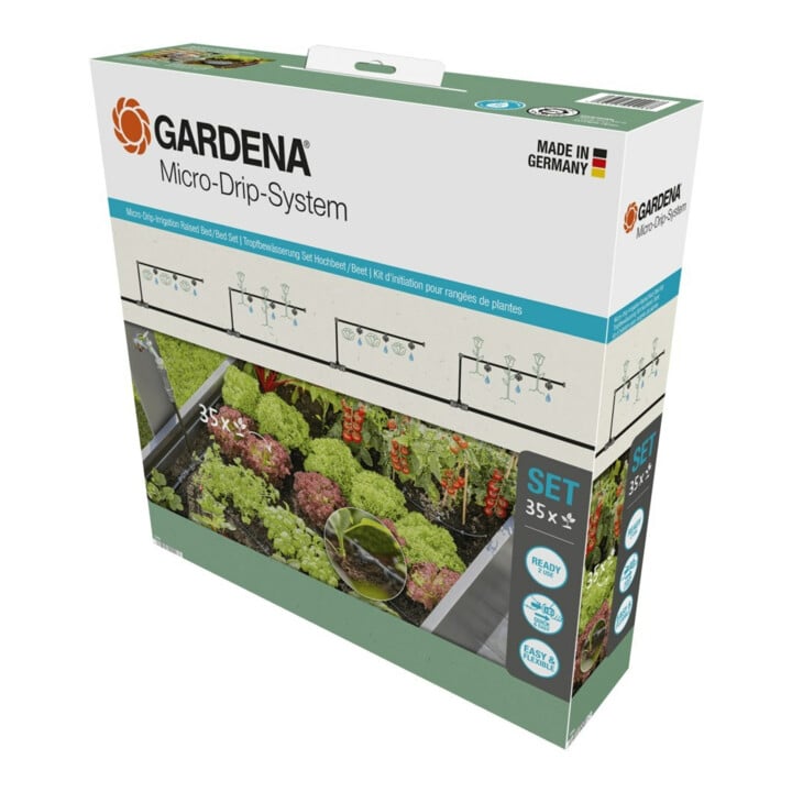 Gardena Tropfbewässerung-Set Hochbeet/Beet 35 Pflanzen
