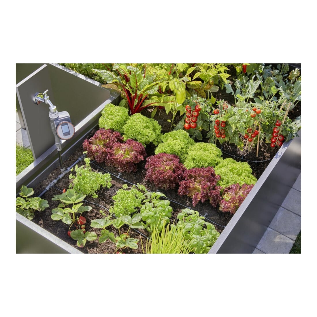 Gardena Tropfbewässerung-Set Hochbeet/Beet 35 Pflanzen