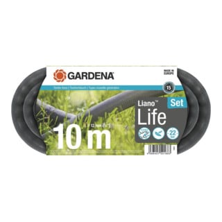GARDENA Tuyau textile Liano Life 1/2" 10 m Set Display
