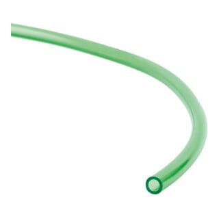 Gardena Tuyau transparent vert, 6x1,5 mm, sur bobine plastique
