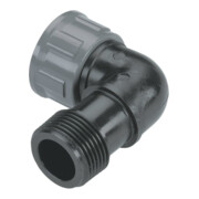 Gardena Ventil-L-Stück mit 1 x 1"-Innengewinde u. 1 x 1"-Außengewinde