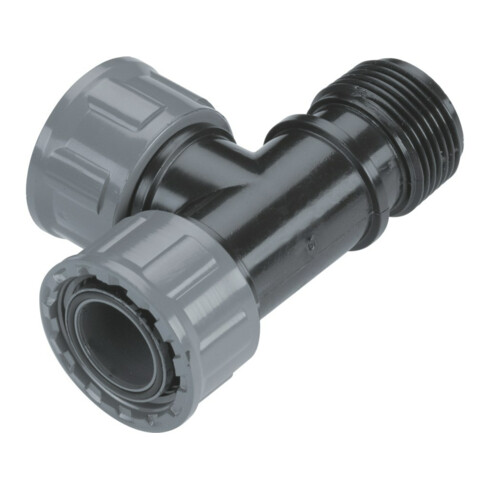 Gardena Ventil-T-Stück mit 2 x 1"-Innengewinde u. 1 x 1"-Außengewinde