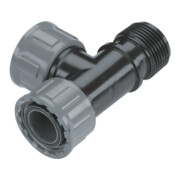 Gardena Ventil-T-Stück mit 2 x 1"-Innengewinde u. 1 x 1"-Außengewinde