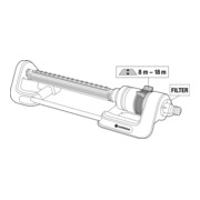 GARDENA Viereckregner Aqua M-5