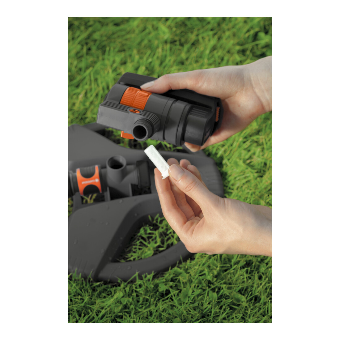 GARDENA Viereckregner AquaZoom compact