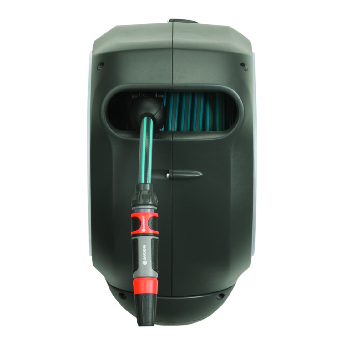 GARDENA Wand-Schlauchbox RollUp S (weiß) 15 m