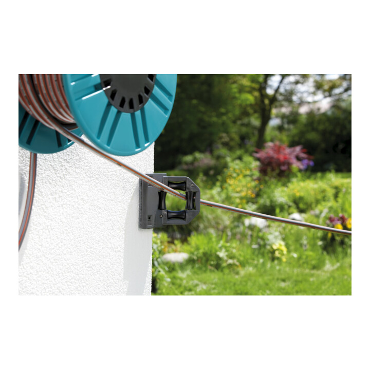 GARDENA Wand-Schlauchtrommel 60 mit Schlauchführungsrolle Classic