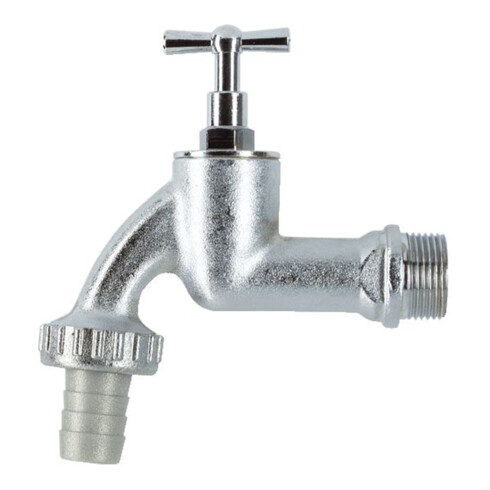 GARDENA Wasserhahn mit Schlauchverschraubung, mit 21 mm (G 1/2")-Gewinde / für 13 mm (1/2")-Schläuche