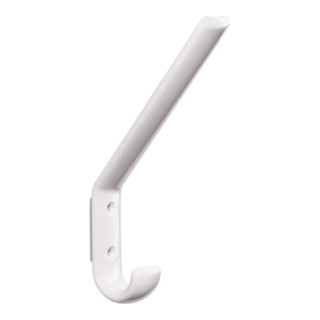 Garderobenhaken 477.90.070 einfach A.110mm PA reinweiß 99 H.165mm