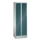 Lista Garderobenschrank (BxTxH) 600x500x1800mm 2 Abteile R7035/R7016-1