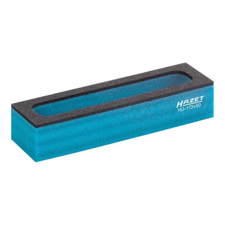 Garniture en mousse souple avec compartiments pour les petites pièces 163-172X50 HAZET