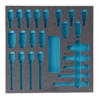 Garniture en mousse souple bimatière 163-119L HAZET
