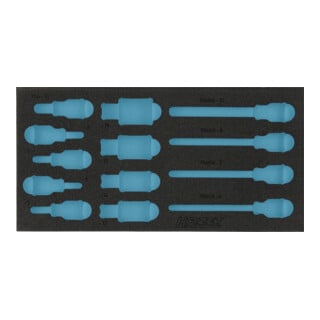 Garniture en mousse souple bimatière 163-220L HAZET