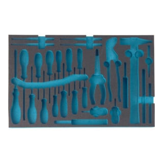 Garniture en mousse souple bimatière 163-31L HAZET