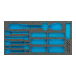 Garniture en mousse souple bimatière 163-340L HAZET