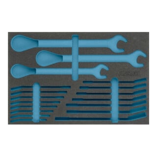 Garniture en mousse souple bimatière 163-366L HAZET