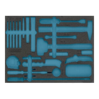 Garniture en mousse souple bimatière 163-372L HAZET