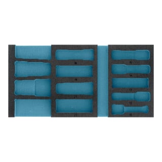 Garniture en mousse souple bimatière 163-459L HAZET