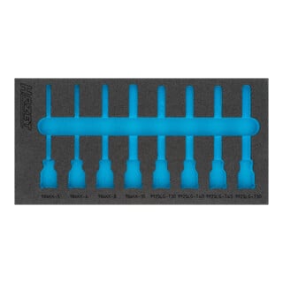 Garniture en mousse souple bimatière 163-468L HAZET