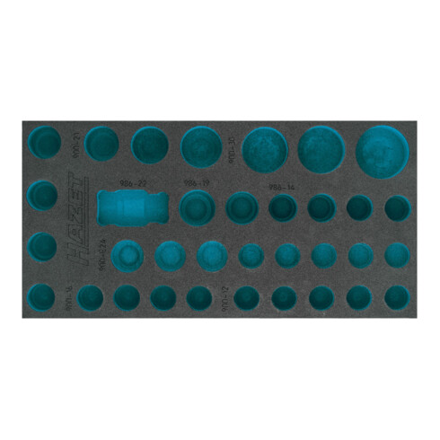 Garniture en mousse souple bimatière 163-491L HAZET