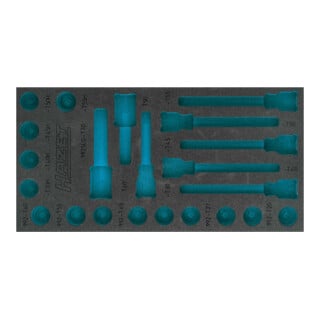 Garniture en mousse souple bimatière 163-492L HAZET