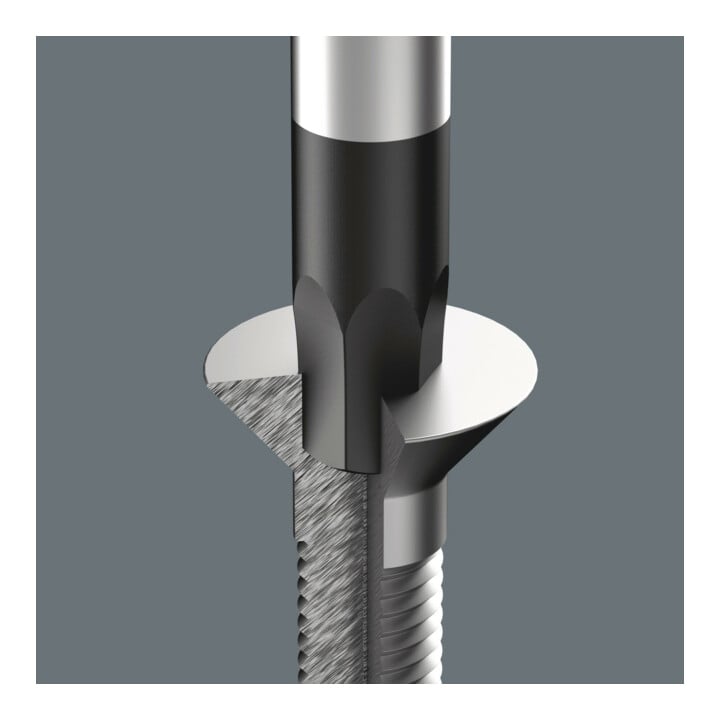 Garniture en mousse Wera 9713 pour kit de tournevis Hex 1, 12 pièces