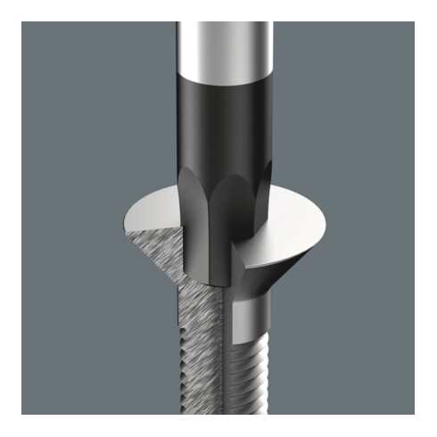 Garniture en mousse Wera 9713 pour kit de tournevis Hex 1, 12 pièces