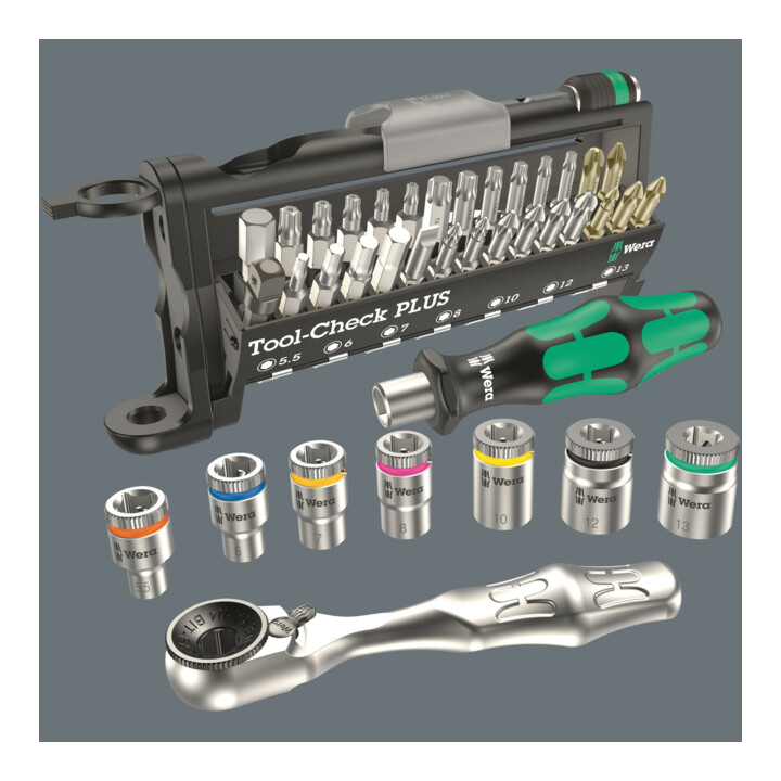 Garniture en mousse Wera 9750 pour Kraftform Kompakt et Tool-Check PLUS Set 1, 57 pièces