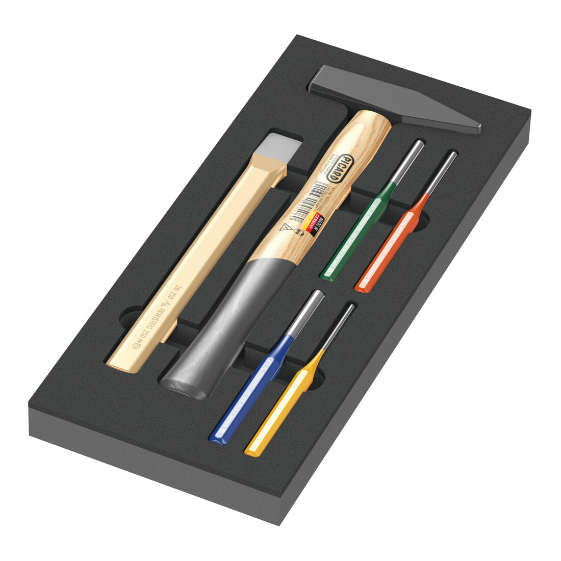 Garniture en mousse Wera 9782 pour marteau Set 1, 6 pièces