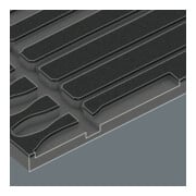 Garniture en mousse Wera 9783 pour jeu de limes PFERD 1, 6 pièces-3