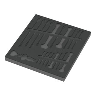 Garniture en mousse Wera 9831 pour kit 6003 Joker 1, sans outil, 344 x 30 x 392 mm