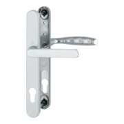 Garnitures pour portes profilées Hoppe New York 099KH/3346/1810 alu. F1 PZ pour TS 67-72 mm