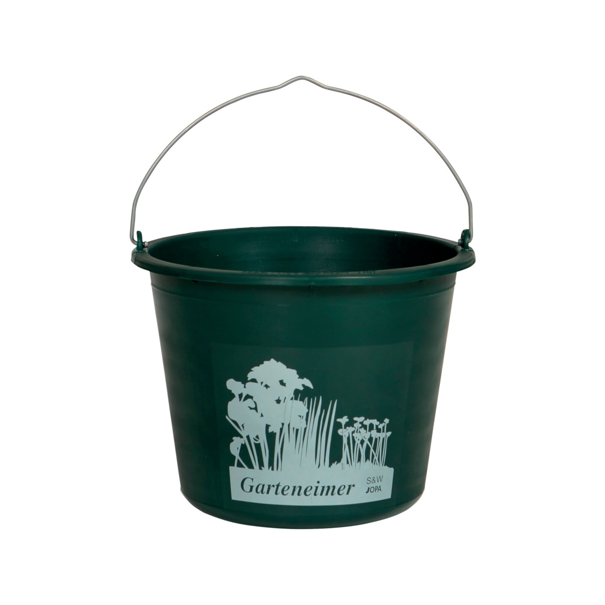 Garteneimer grün12 Ltr aus Polypropylen ; JOPA